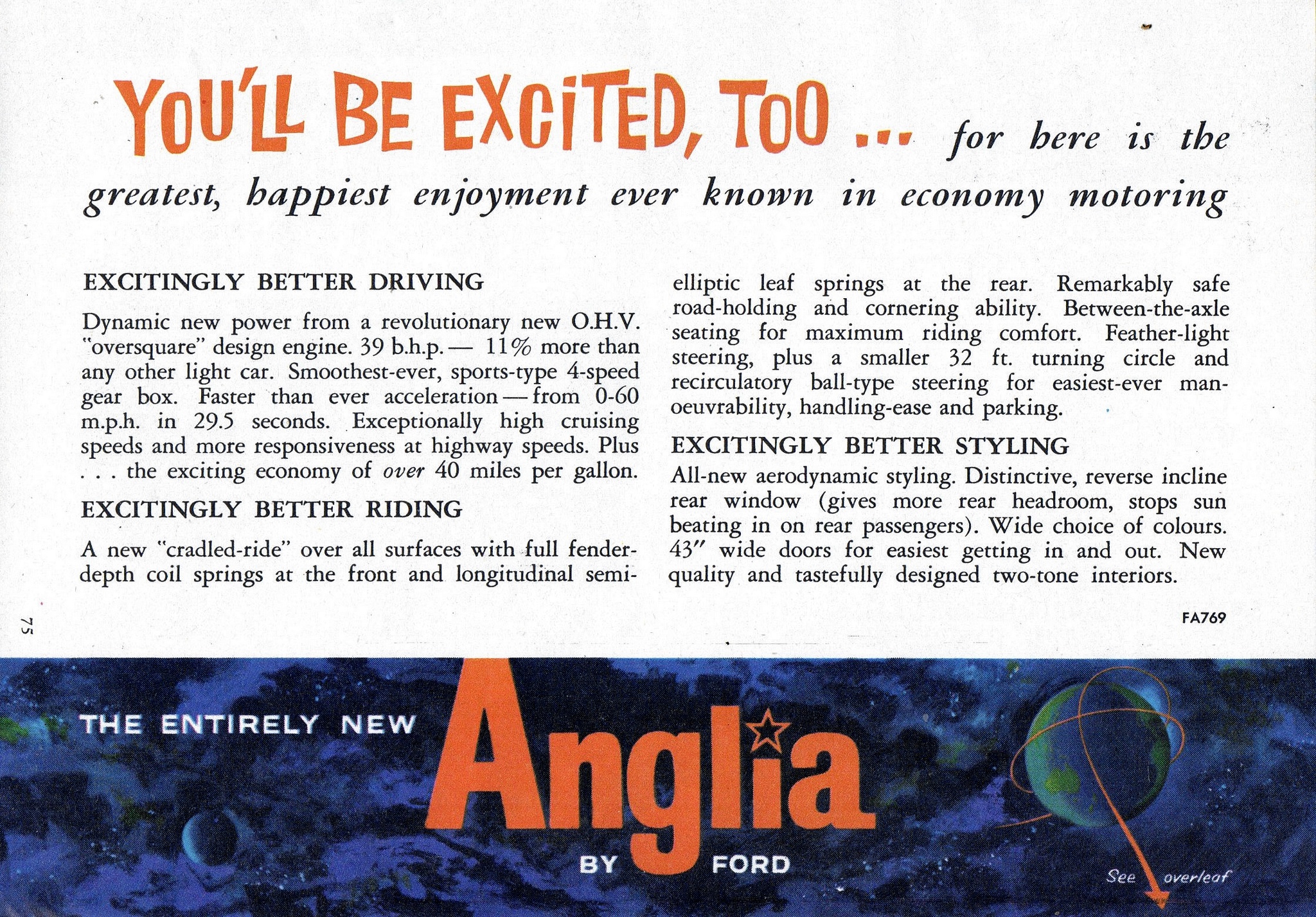 1960 Ford Anglia Brochure Page 2